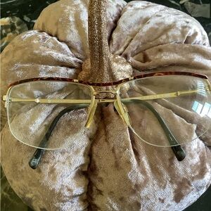 Vintage Neo style College red tortoise shell large frame eyeglasses